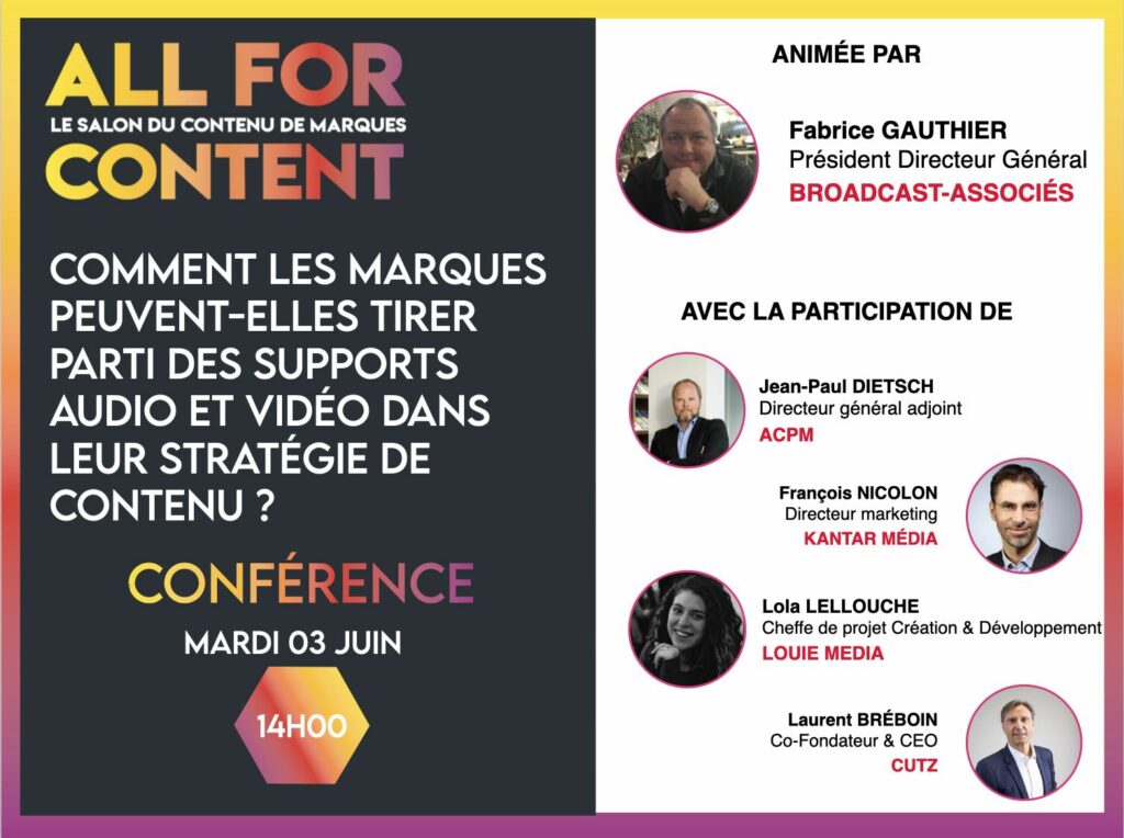 "Comment les marques peuvent-elles tirer parti des supports audio et vidéo dans leur stratégie de contenu ?"